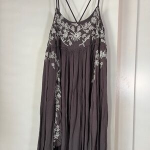 Free People Intimately Grey and White sundress. Size S/P